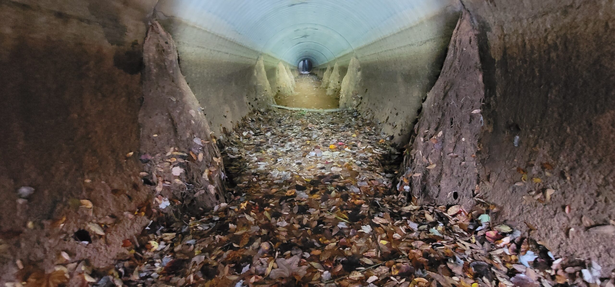 CCTV inspection camera inside stormwater pipe detecting sediment and blockages