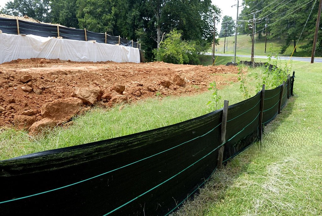Silt Fence Installation